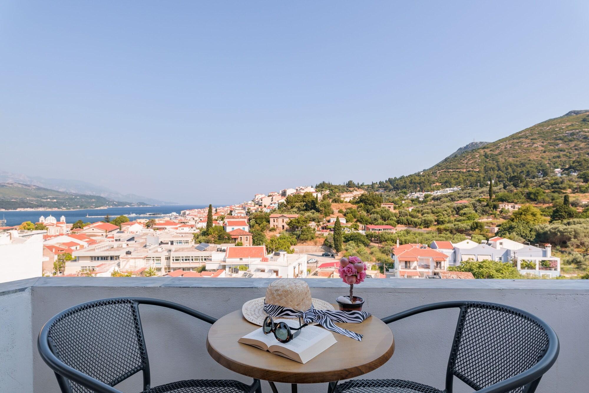 Virginia Hotel Samos Town Bagian luar foto