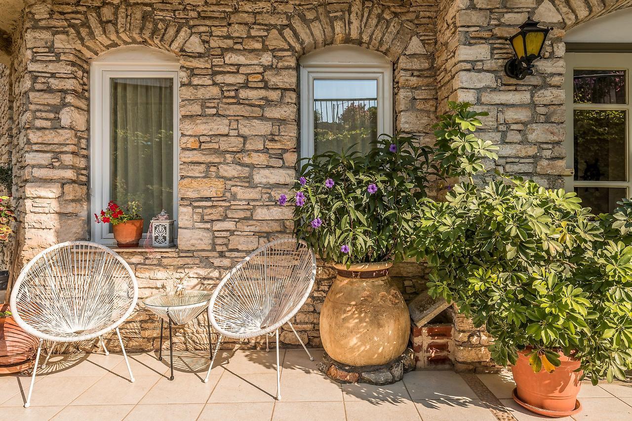 Virginia Hotel Samos Town Bagian luar foto